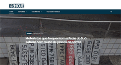 Desktop Screenshot of eshoje.com.br